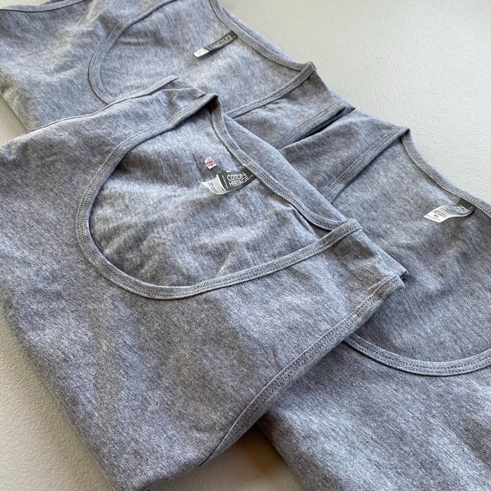 Cotton Heritage Men's  grey TankTops